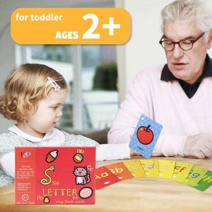 Toddler Number Flash Cards,No.123 Sight Words with Pictures Preschool Kids Flash Cards 28 Pcs with Ring(Number)