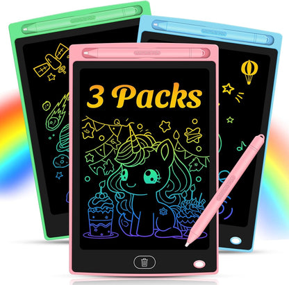 20 Pack LCD Writing Tablet for Kids - Erasable and Reusable Toddler Doodle Board in 8.5 inch, Ideal Drawing Pad for Learning Toy for Ages 3-8, Gift for Girls Boys (20 Pack)
