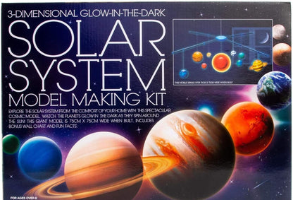 Star Magic 3D Glow-in-The-Dark Solar System Mobile Making Kit