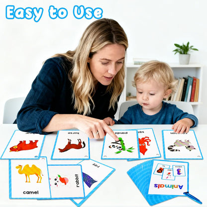 Learning Flashcards Number, 28 Different Number Educational Cards, Social Learning Card for Kids