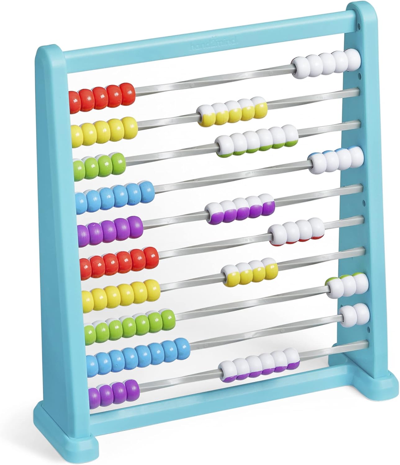 Hand2Mind Color Changing Plastic Abacus, Abacus for Kids, Math Manipulatives, Counting Rack, Educational Toys for Elementary Kids (Set of 1)