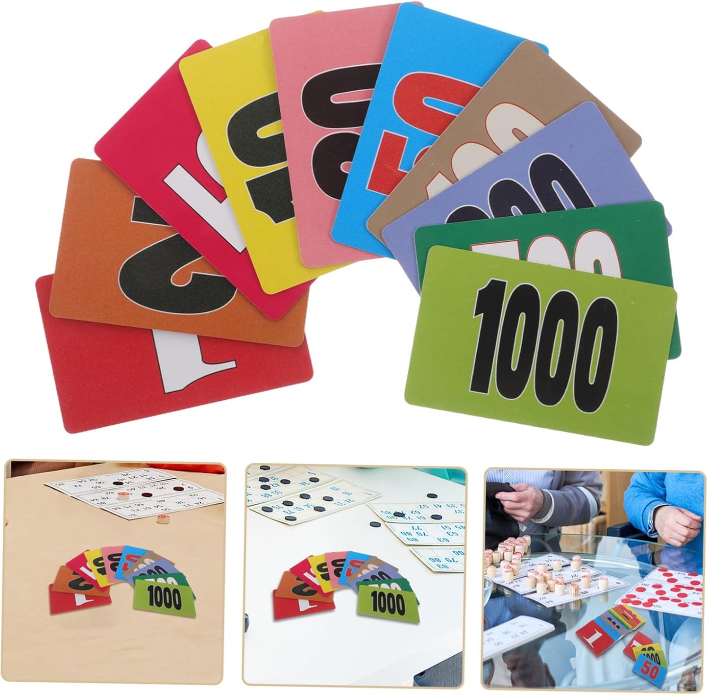 Alasum 40pcs Plastic Counting Chips Math Place Value Discs for Smooth Finish Game Tokens for School Learning Engaging Numerical Counters Fun Educational Supplies