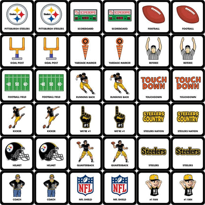 MasterPieces Sports Games - NFL Matching Game - Game for Kids and Family - Laugh and Learn