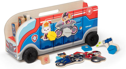 Melissa & Doug PAW Patrol Wooden See & Spell Pup Pad Game - FSC Certified