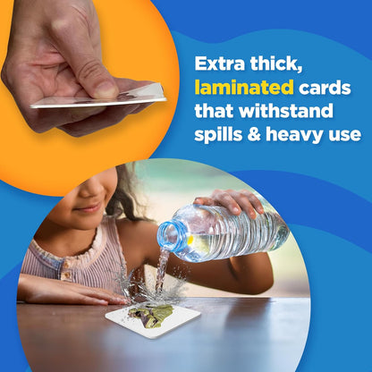 ThinkPsych First Nouns Picture Play Cards | Award Winning | 150 Picture Cards for Speech Development | Autism and Speech Therapy Materials | Best Flash Cards for Toddlers and Homeschool