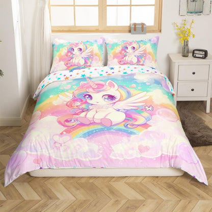 Drum Kit Duvet Cover,Kids Musical Instruments Bedding Set,Rock Music Comforter Cover for Boys Girls Room Decor,Neon Lighting Lightweight Bedspread Cover Twin Size with 1 Pillow Case(No Comforter)