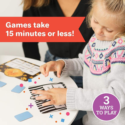 Barnacle Toys Wild Word Safari - CVC Sight Word Reading Games, Primary Phonics Flash Card Alternatives for Kids, Learning Activities/Resources and a Classroom Must Have