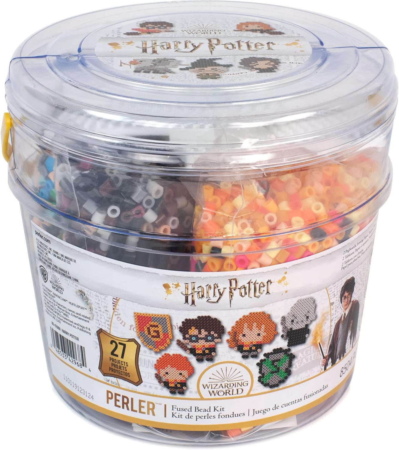 Perler 80-53517 The Wizarding World Chibi-Style Harry Potter Fused Bead Activity Kit, Multicolor, 227 Pieces