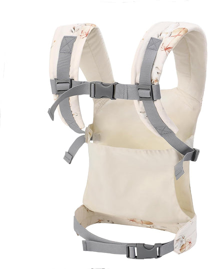 Miracle Baby Doll Carrier for Kids, Front and Back Baby Doll Accessories Backpack Kid Toddlers Play Toy Baby Carriers with Adjustable Straps for Little Girls