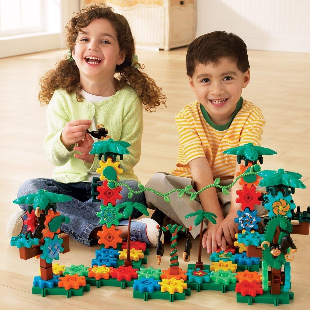 Learning Resources Gears! Gears! Gears! Space Explorers Building Set - 77 Pieces, Ages 4+, STEM Activities, Fine Motor Skills, Toddler Explorer Kit, Science and Construction, Boys and Girls Gifts