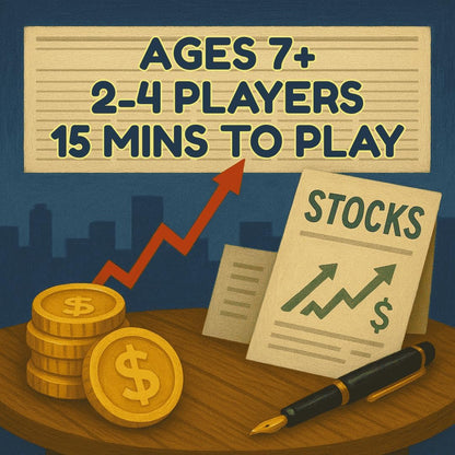 Investment Strategy Board Game (Ages 7+, Easy to Learn, Educational)