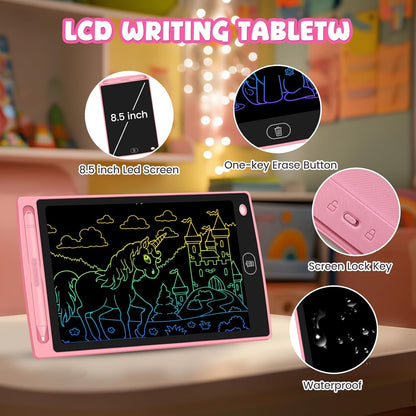 20 Pack LCD Writing Tablet for Kids - Erasable and Reusable Toddler Doodle Board in 8.5 inch, Ideal Drawing Pad for Learning Toy for Ages 3-8, Gift for Girls Boys (20 Pack)