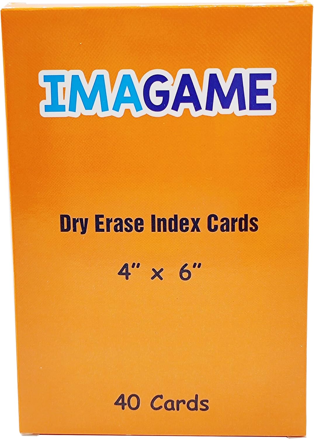 IMAGAME Dry Erase Index Cards, 3” x 5”, 55pcs Laminated Cards, Both Sides Blank, Reusable Dry Erase Note Cards for School, Office, Home, to Do Lists, Multipurpose Index Card Sheets