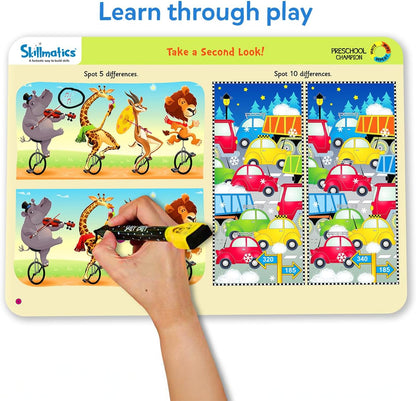 Skillmatics I Can Write PAW Patrol - Reusable Preschool Learning Activities, Educational Toy and Game, Back to School Supplies, Gifts for Students, Kids, Toddlers Ages 3, 4, 5, 6
