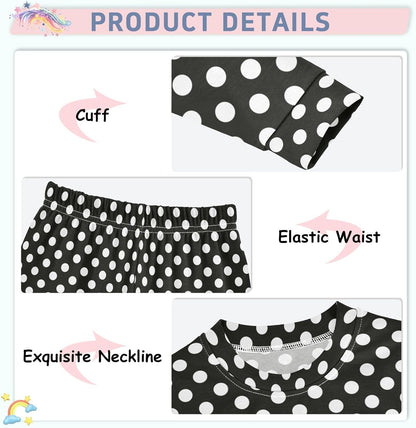 ALAZA Shark Starfish Palm Tree 2 Piece Pajama Set Long Sleeve Top and Pants Sleepwear Unisex - Colors A