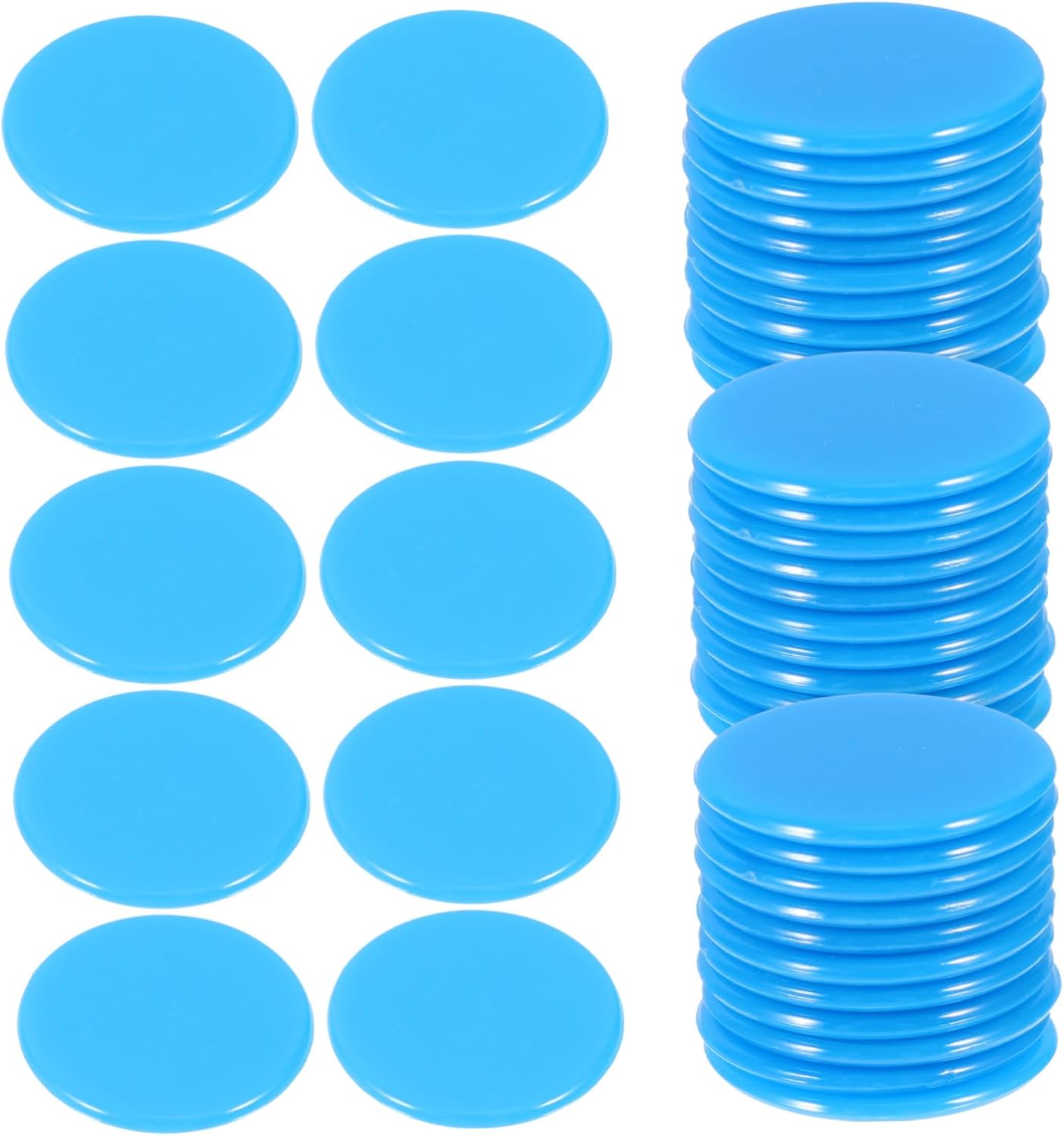 BESPORTBLE Solid Color Bingo Chips Game Counters for Math Teaching Board Games Bingo Accessories