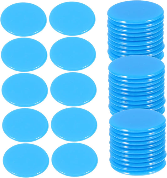 BESPORTBLE Solid Color Bingo Chips Game Counters for Math Teaching Board Games Bingo Accessories
