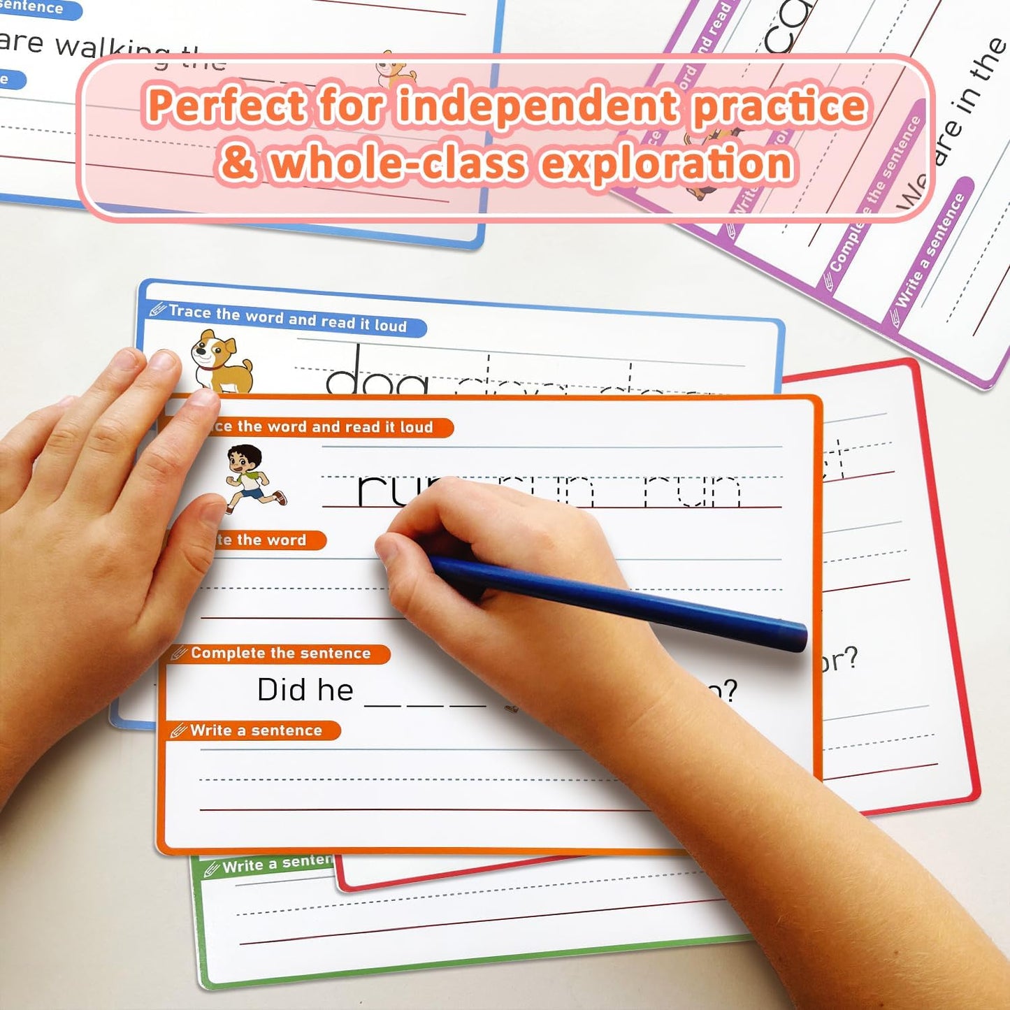 Alphabet & Number Practice Dry Erase Sheets A-Z Letters & Numbers 1-10 | Perfect for Preschool, Homeschool & Kindergarten