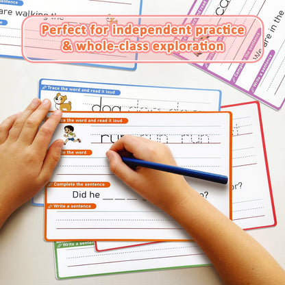 Alphabet & Number Practice Dry Erase Sheets A-Z Letters & Numbers 1-10 | Perfect for Preschool, Homeschool & Kindergarten