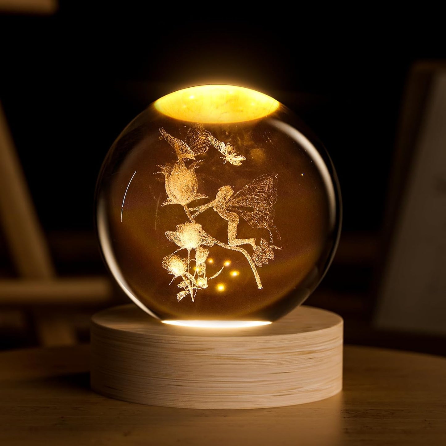 3D Solar System Crystal Ball, 2.4in Universe Gifts Decorative Quartz Glass Ball, Space Laser Engraved Model Astronomy Decor, Physics Display Sculpture Home Decor Crafts for Friends Mom Women Boys