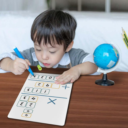 2 Pcs Dry Erase Number Line Board, Double Sided Number Line for Students, Homeschool, Teacher Supplies, Classroom, Math Game for Math Center，High Quality Durable 12 x 4 Inch 0-10, 0-20