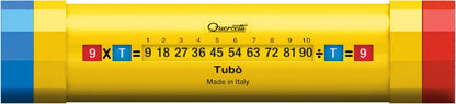 Quercetti: Tubo Multiplication - Interactive Educational Toy, Turn to Practice & Learn Math Equations, Division & Multiplication Tables, STEM Kids 5+