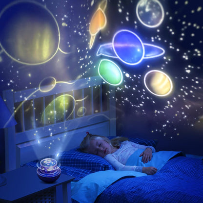 TOURACE Solar System Projector, Star Night Light for Kids, Planet Toys, Space Light, Universe Projectór, Space Lamp, Teen boy Girl Bedroom, Planets Toy, Planetarium Projector, Boys Gift, Christmas.