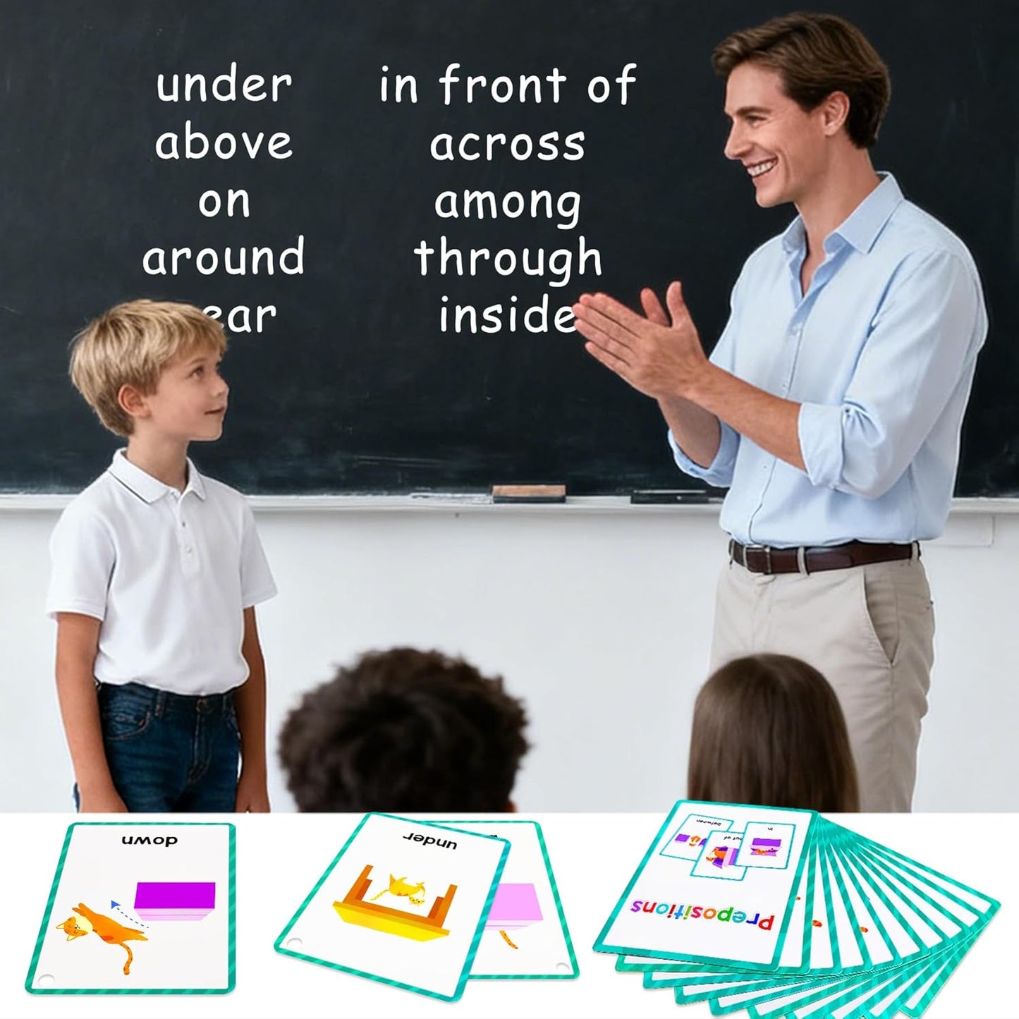 Learning Flashcards Number, 28 Different Number Educational Cards, Social Learning Card for Kids