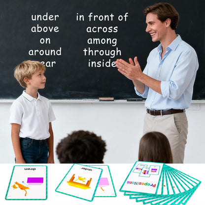 Learning Flashcards Number, 28 Different Number Educational Cards, Social Learning Card for Kids