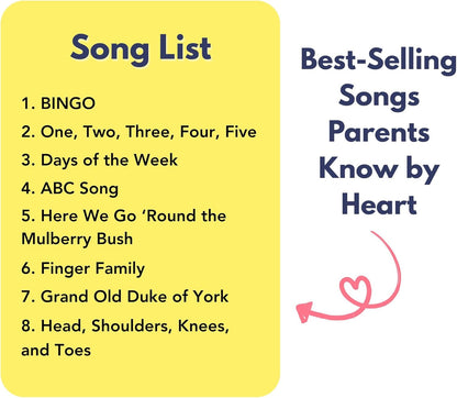 Children's Songs, Press and Play Song Book Nursery Rhymes, Button and Sound Module, Classic Nursery Rhymes and Children's Music