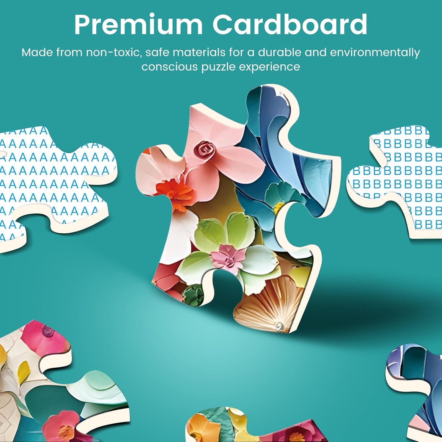 300 Piece Puzzles for Adults,Spring Jigsaw Puzzle for Kids Seniors,Puzzle with Letters on Back,Interlock Perfectly No Dust,Interlock Perfectly No Dust,Challenging Family Activity Game Gifts,20.5*15In