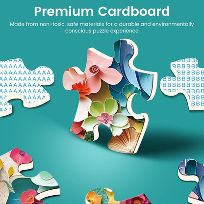 300 Piece Puzzles for Adults,Spring Jigsaw Puzzle for Kids Seniors,Puzzle with Letters on Back,Interlock Perfectly No Dust,Interlock Perfectly No Dust,Challenging Family Activity Game Gifts,20.5*15In