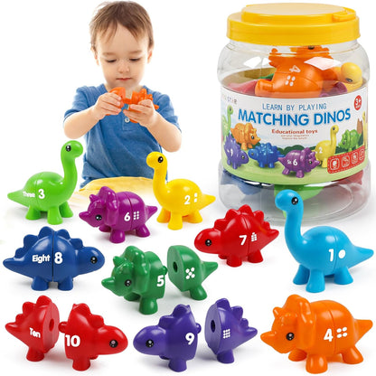 USATDD Matching Eggs for Toddlers Montessori Geometric Eggs Color & Shape Recognition Toy, Fine Motor Skills Shape Sorter Puzzle, Easter Eggs Toys Gifts for Kids, Easter Basket Stuffers