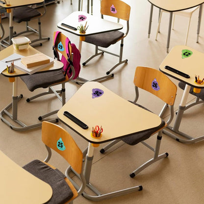 SICOHOME Line up Spots for Classroom Floor - 54Pcs Floor Numbers for Classroom Lining up Number Stickers for Back to School Kindergarten Preschool Elementary Supplies