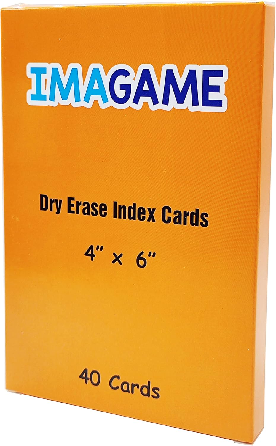 IMAGAME Dry Erase Index Cards, 3” x 5”, 55pcs Laminated Cards, Both Sides Blank, Reusable Dry Erase Note Cards for School, Office, Home, to Do Lists, Multipurpose Index Card Sheets