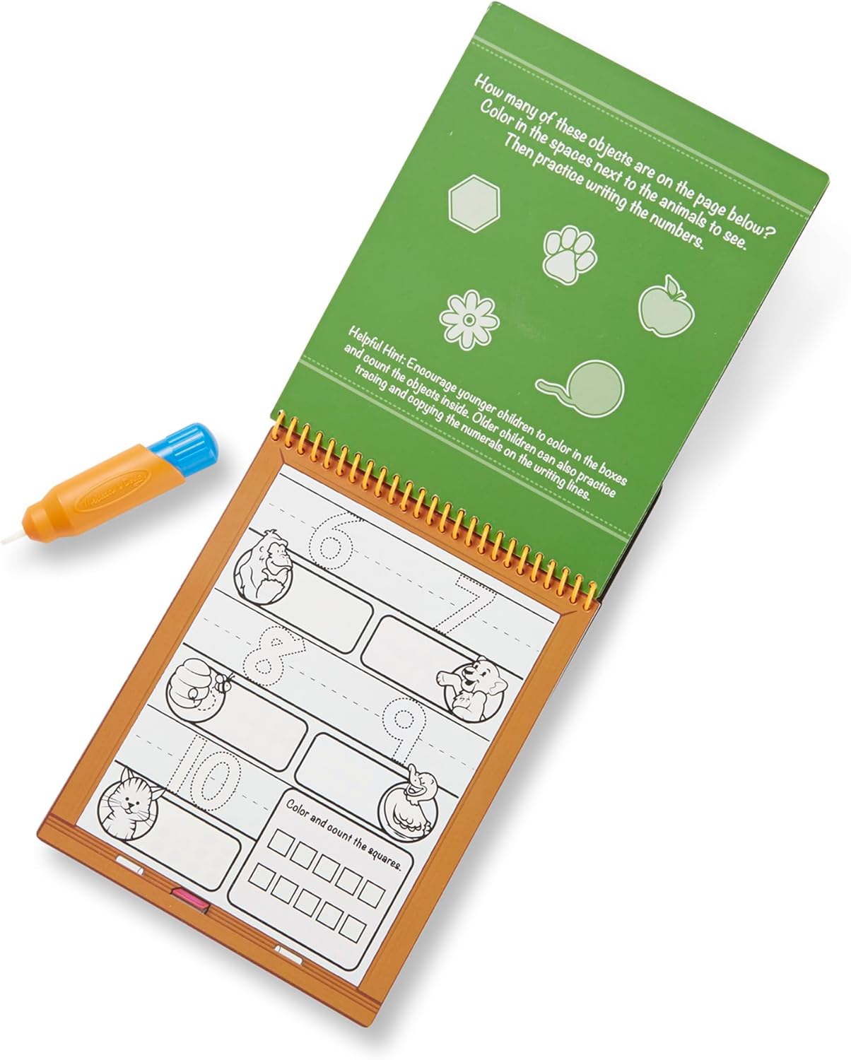 Melissa & Doug On The Go Water Wow! Mess Free Coloring Book, Reusable Water-Reveal Activity Pad, Alphabet, Travel Toys, Party Favors, for Toddlers & Kids Ages 3+ - FSC Certified