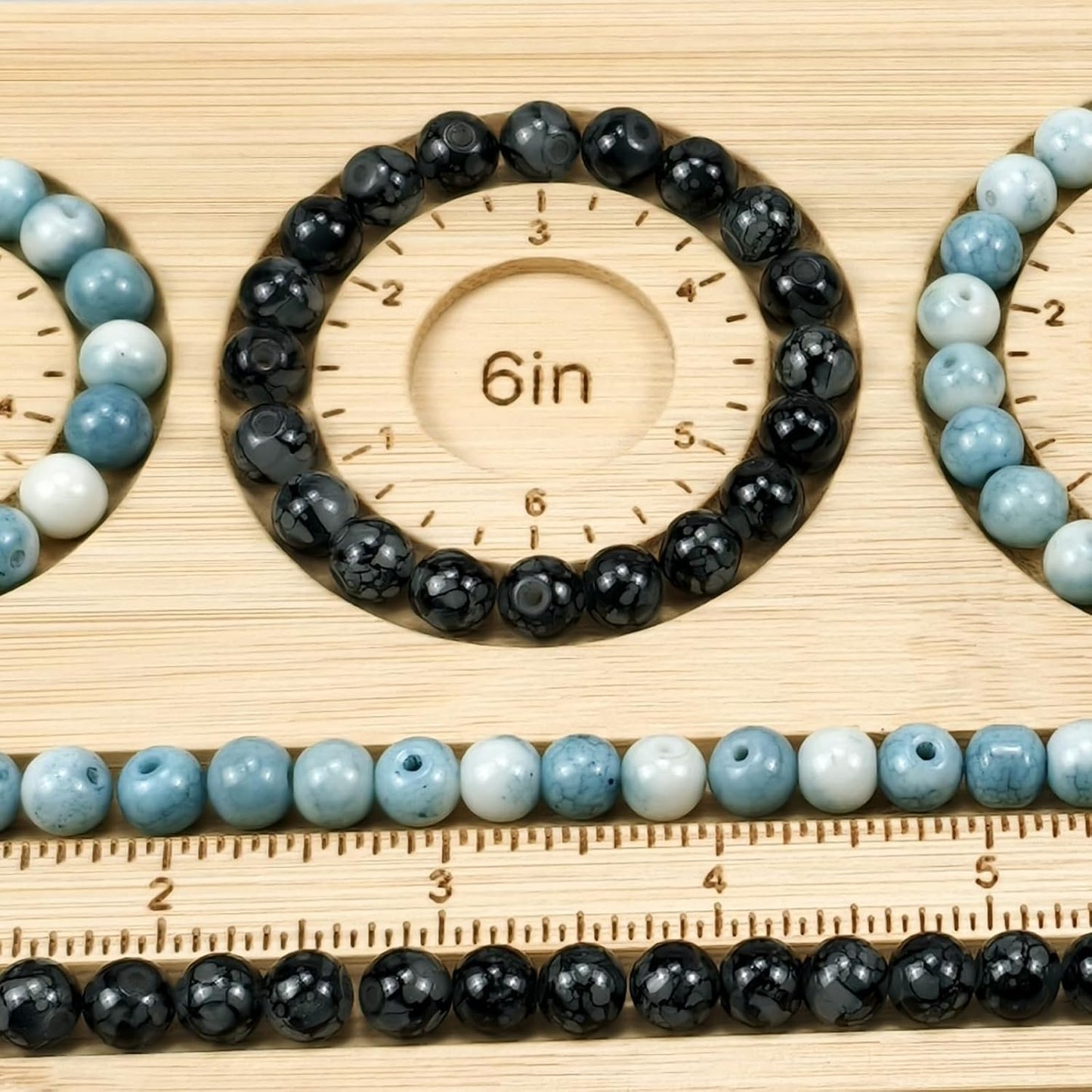 Petoysoso Bead Boards for Jewelry Making, Bamboo Beading Board for Bracelet & Necklace, Jewelry Making Supplies,Bead Tray Supplies
