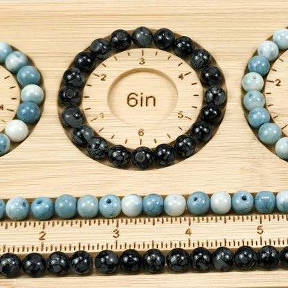 Petoysoso Bead Boards for Jewelry Making, Bamboo Beading Board for Bracelet & Necklace, Jewelry Making Supplies,Bead Tray Supplies