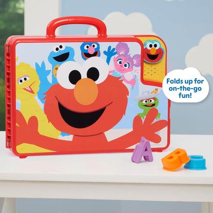Sesame Street Elmo’s Learning Letters Bus Activity Board, Preschool Learning and Education, Kids Toys for Ages 2 Up by Just Play