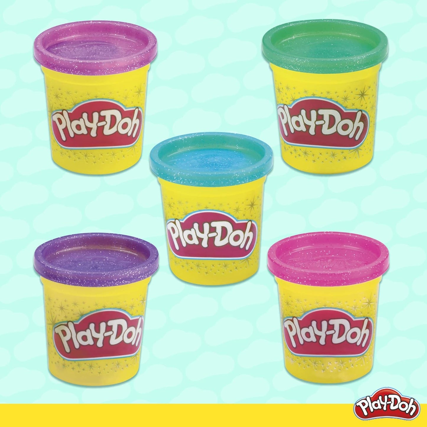 Play-Doh Unicorn Theme 13-Pack of Non-Toxic Modeling Compound Including Sparkle and Metallic Colors Plus 6 Tools (Amazon Exclusive)