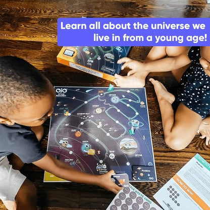 OjO Space Rescuers Solar System Science Game Children Become Astronomers! STEM Educational Toy (Age 5+) | Science Board Game for Kids | Learn Planets & Space