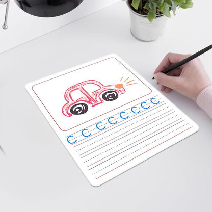 24Pcs Place Value Chart Dry Erase Flash Cards Double Sided Addition Subtraction Cardboard Math Whiteboard Math Manipulatives Teacher Portable Tool 12" x 9"