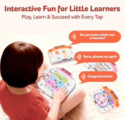 JoyCat Interactive Logic Learning Toy for Kids Ages 3-8, Educational Flash Card Game with 160 Learning Activities, Matching, Sequencing & Problem Solving, Montessori STEM Gift for Boys Girls