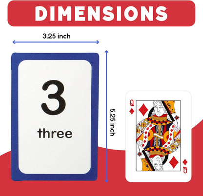 THE FIDGET GAME Counting and Numbers Flash Cards for Ages 3 to 7 (Facts 1-20) - Learning Tools for Pre-K & Kindergarten Activities, Preschool Flashcards - 2 Games Included