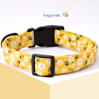 Faygarsle Dog Collar for Small Medium Large Dogs Colorful Puppy Collars for Female Dogs Toy Building Blocks Patterned Pet Collars for Summer Spring Wedding Puppy Girl Dog Collar M