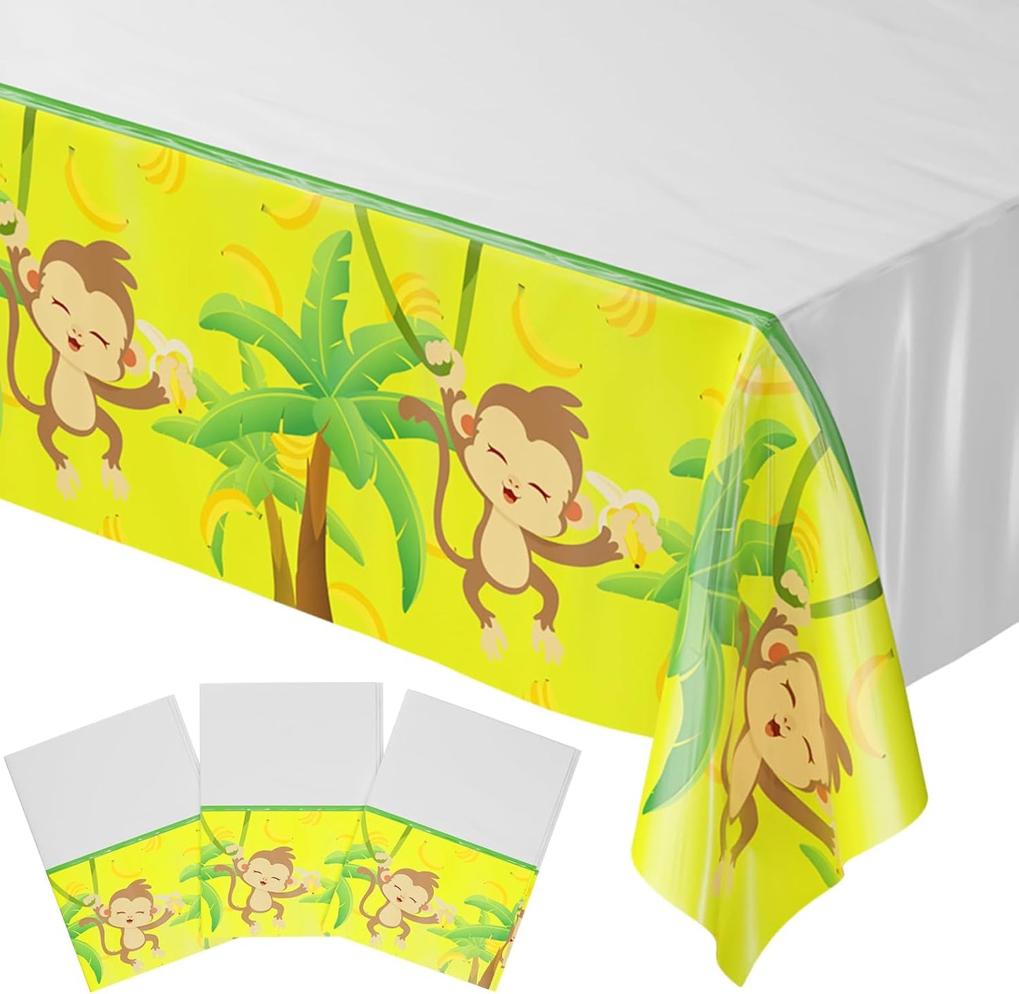 Blue Orchards Science Table Covers (Pack of 3) - 54"x108" XL - Science Birthday Party Decorations, Chemistry Party, Laboratory Theme Table Cloth