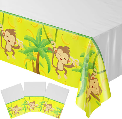 Blue Orchards Science Table Covers (Pack of 3) - 54"x108" XL - Science Birthday Party Decorations, Chemistry Party, Laboratory Theme Table Cloth