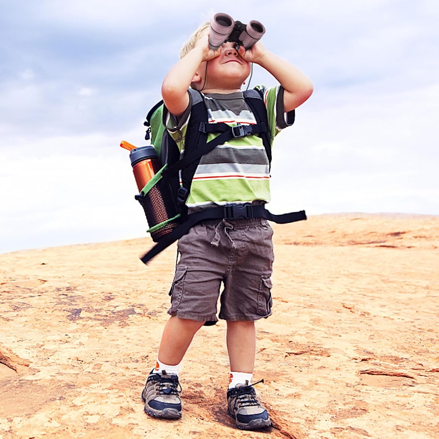 ESSENSON Binoculars for Kids Toys Gifts for Age 3, 4, 5, 6, 7, 8, 9, 10+ Years Old Boys Girls Kids Telescope Outdoor Toys for Sports and Outside Play, Bird Watching, Birthday Presents(Blue)
