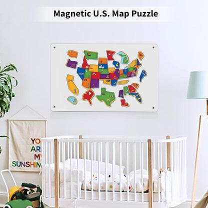 17.7" x 11.8" Black Metal Magnetic Board - Magnet Bulletin Board to Display Magnetic Letters Numbers Animal, Poetry, Spice Jars, Notes, Photos, Suitable for Wall, Refrigerator, Cubicle, Cabinet