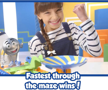 TOMY Screwball Scramble Level Up Marble Maze - Vertical Beat-The-Clock Marble Run Game - Skill & Dexterity Challenge - 1–4 Players - Ages 5+